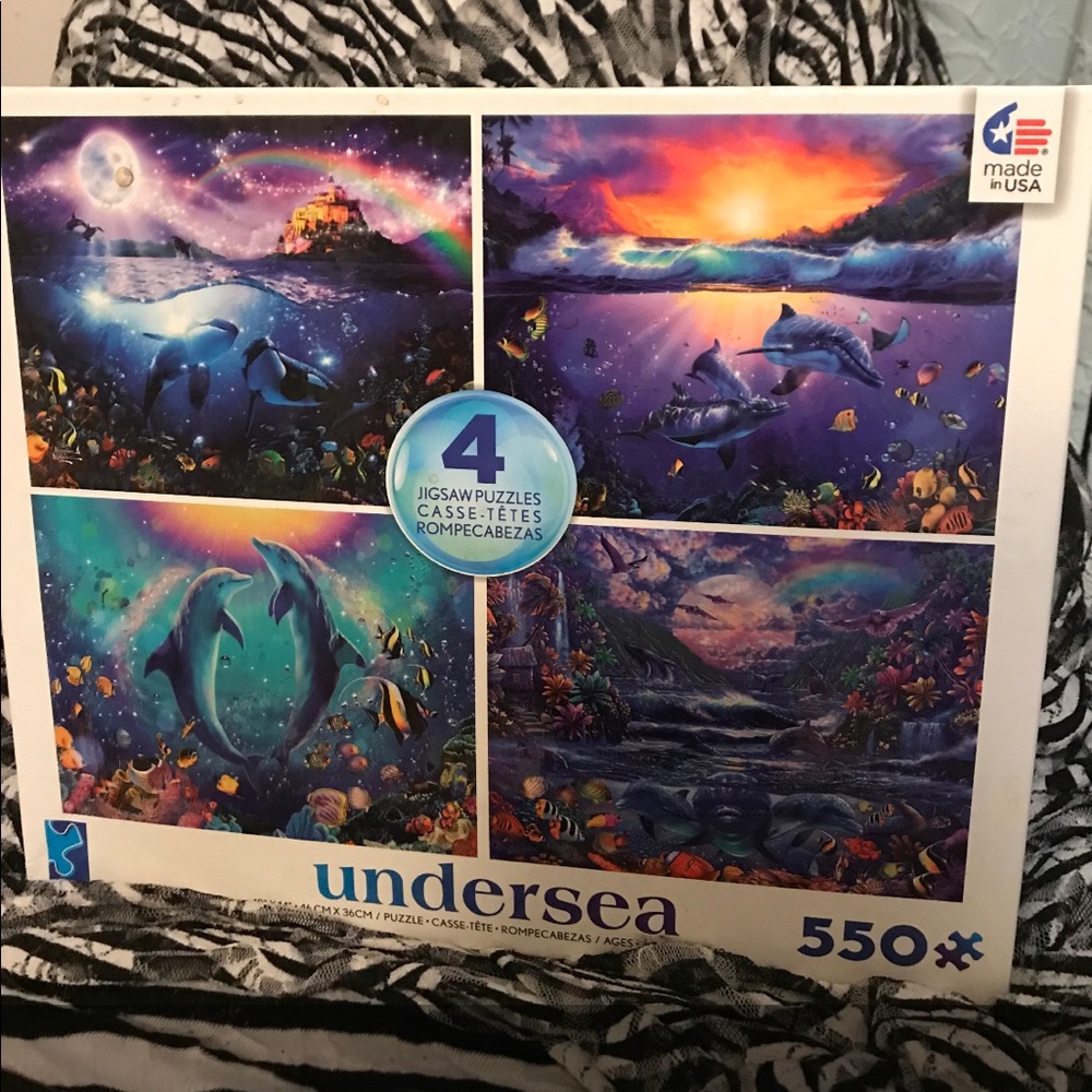 Undersea Jigsaw puzzle Set of 4